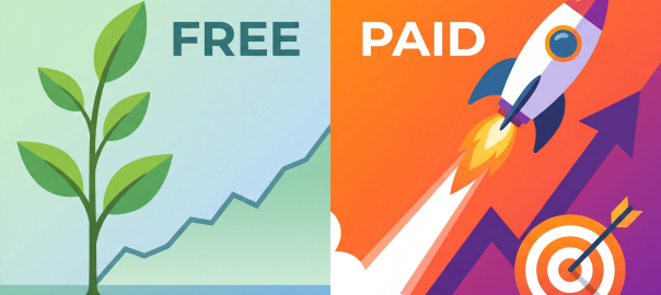 Free vs Paid Ads